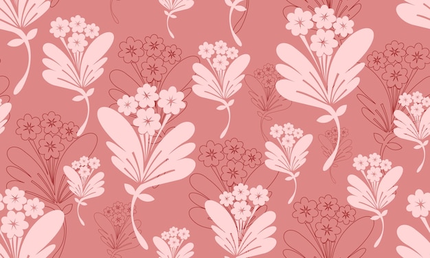 flor de campana de patrón sin costura para el fondo y la textura del papel pintado