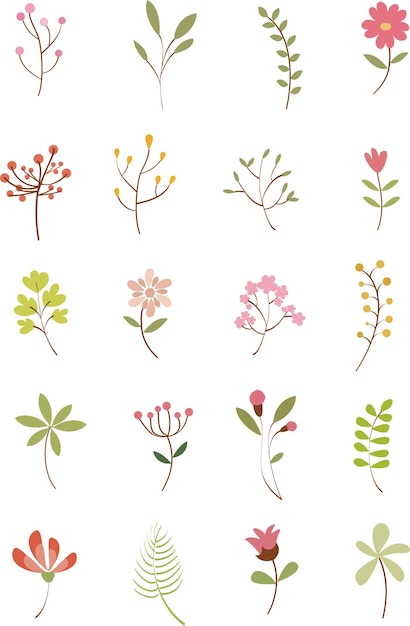 Flor dibujada a mano