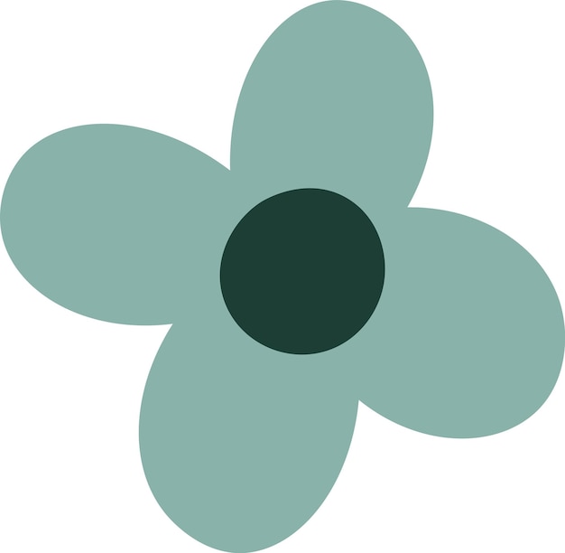 Flor dibujada a mano