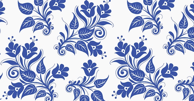 Flor floral patrón fondo diseño eps vector