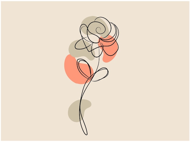 una flor con un fondo marrón con un fondo Marrón