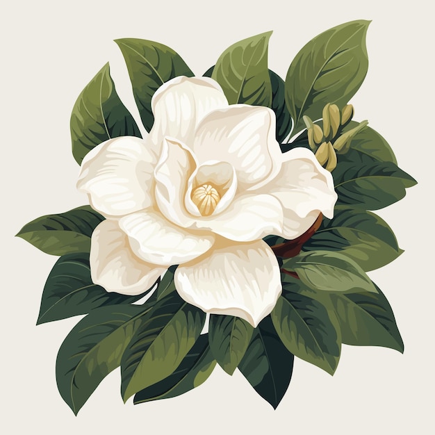 La flor de la gardenia