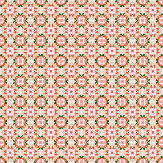 Flor y hoja verde tela étnica patrón fondo moda arte digital ilustración diseño decoración inconsútil hermoso estilo