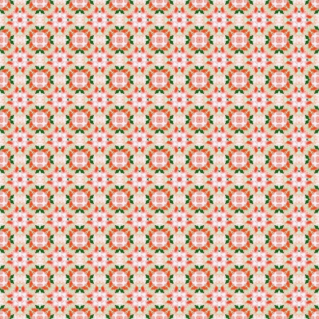 Flor y hoja verde tela étnica patrón fondo moda arte digital ilustración diseño decoración inconsútil hermoso estilo