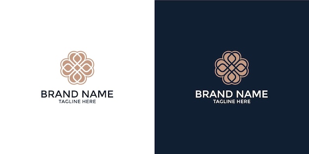 flor logotipo creativo