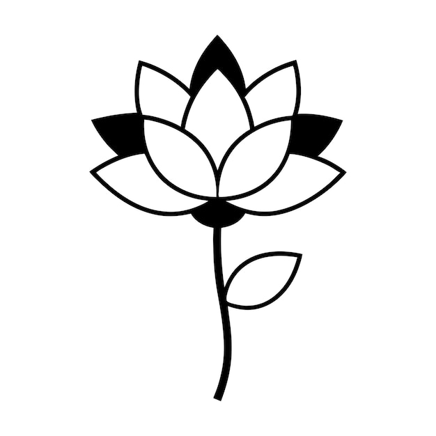 La flor de loto geométrica