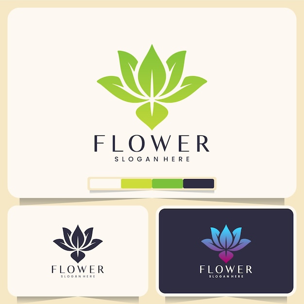 Flor de loto, inspiración para el diseño de logotipos