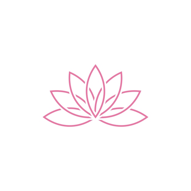 Flor Mandala Icono Vector Logo Plantilla