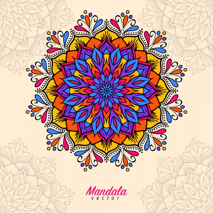 Vector flor mandala