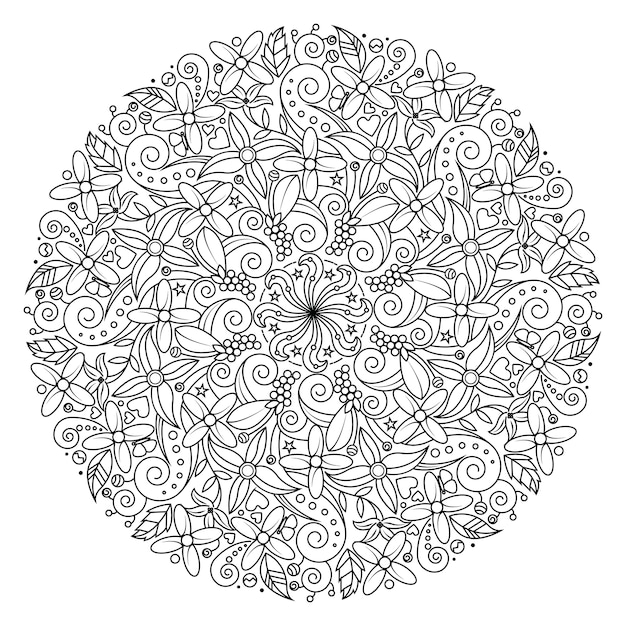 Vector flor de mandala