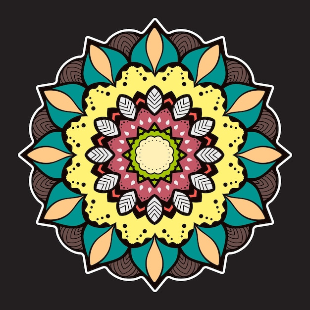 Vector flor mandala