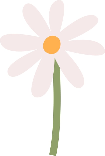 Flor de manzanilla en tallo