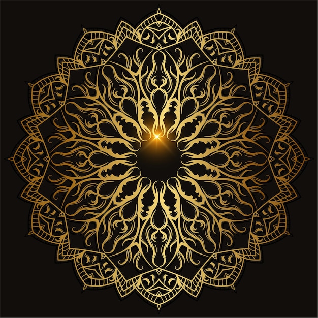 Flor o adorno de mandala