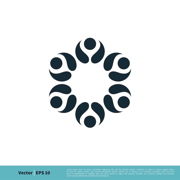 Flor ornamental Icono Vector Logo Plantilla Ilustración Diseño Vector EPS 10