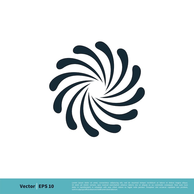 Vector flor ornamental icono vector logo plantilla ilustración diseño vector eps 10