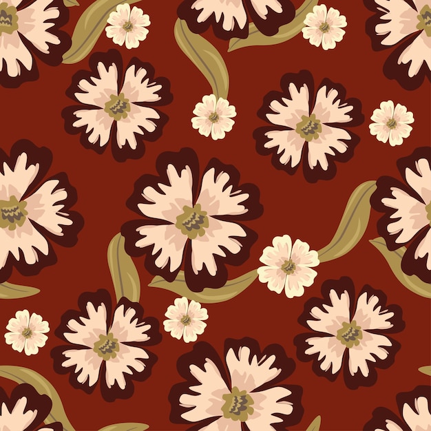flor patrón sin costuras acuarela abstracto floral femenino bonito fondo textura verano