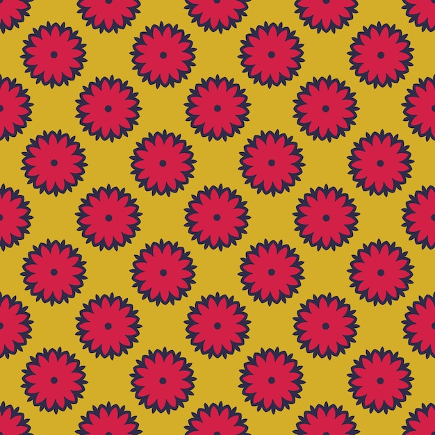 Flor de patrones sin fisuras. Fondo de flores.
