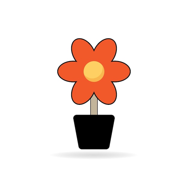 Flor en pot