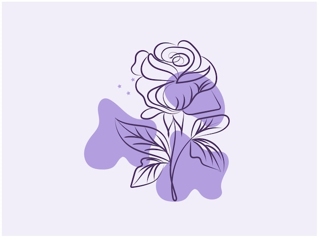 una flor púrpura con una flor pórpura en ella