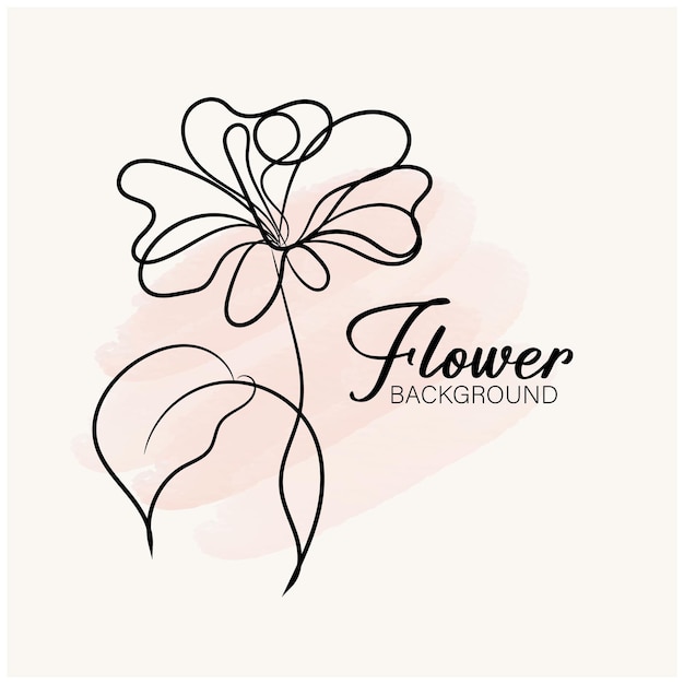 una flor que dice flor en ella