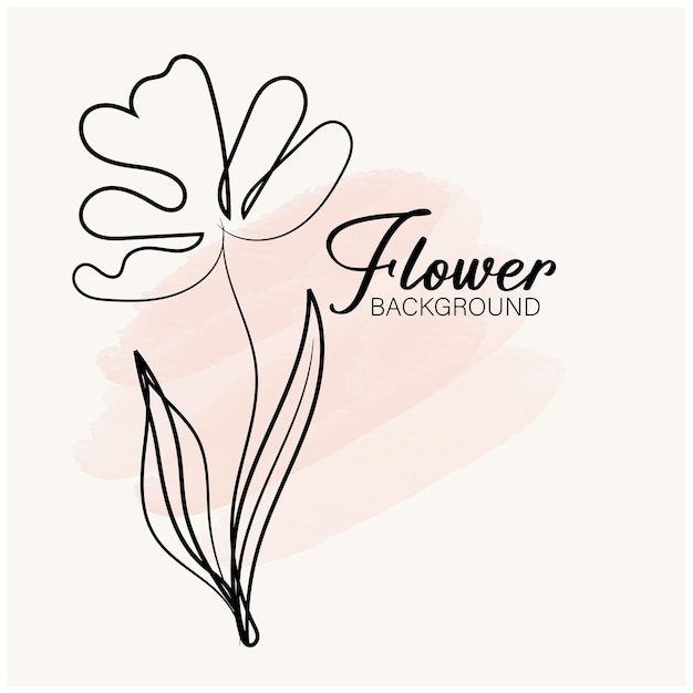 una flor que dice flor en ella