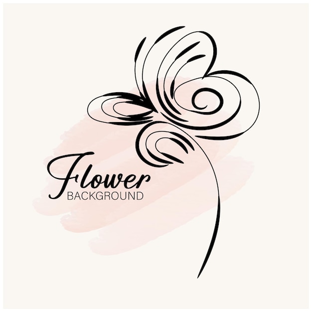 una flor que dice flor en ella