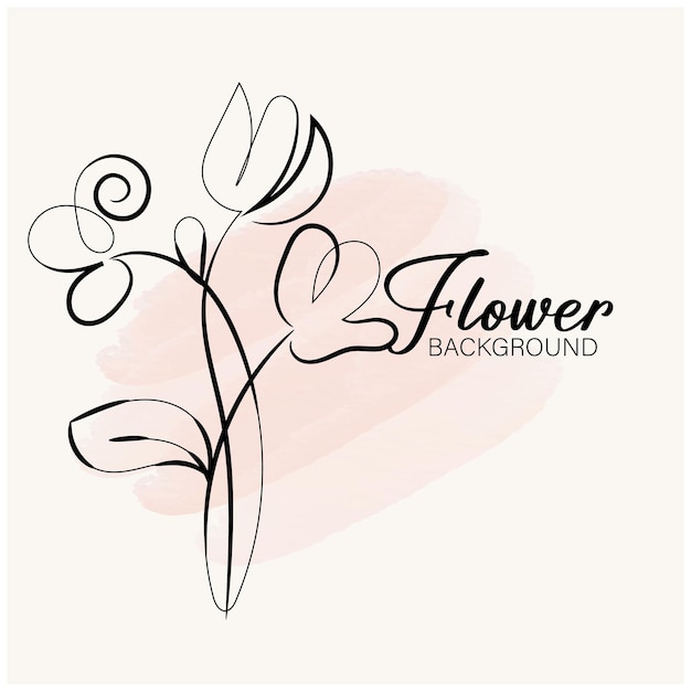una flor que dice flor en ella