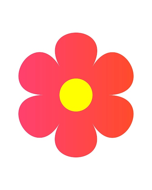 La flor roja