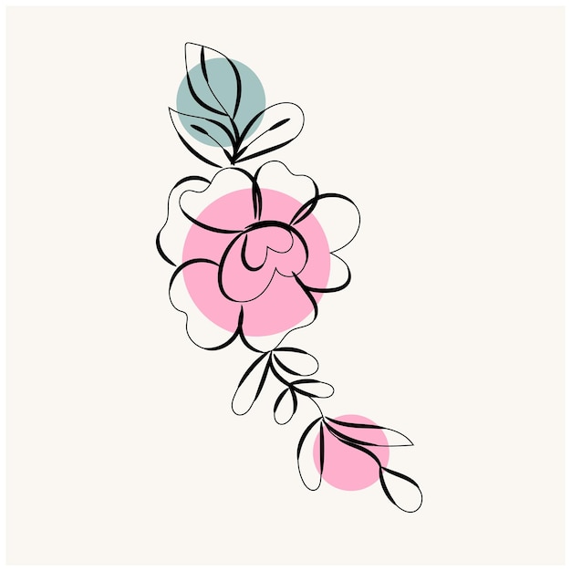 una flor rosa con una flor rosa en ella