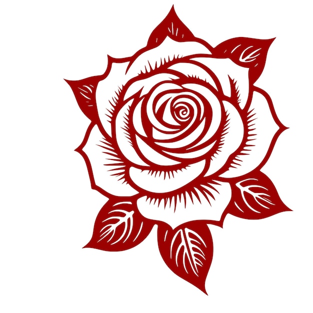 Vector la flor de la rosa png