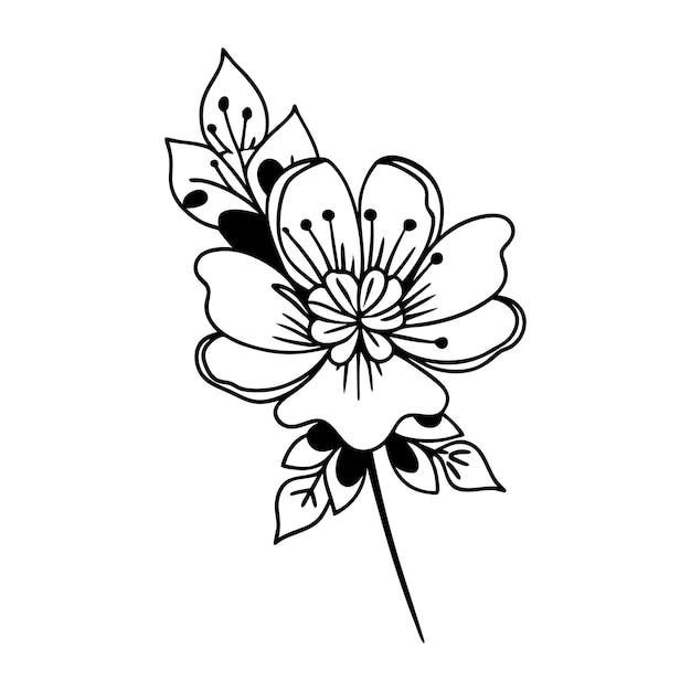 La flor Svg