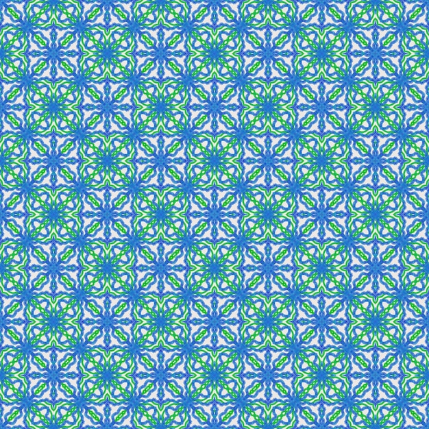 Flor verde transparente abstracta y patrón de hoja azul ilustración de fondo arte moderno elegante