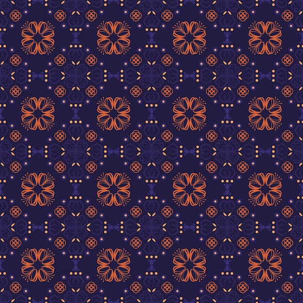 Floral de patrones sin fisuras fondo jardín naturaleza damasco arte aborigen