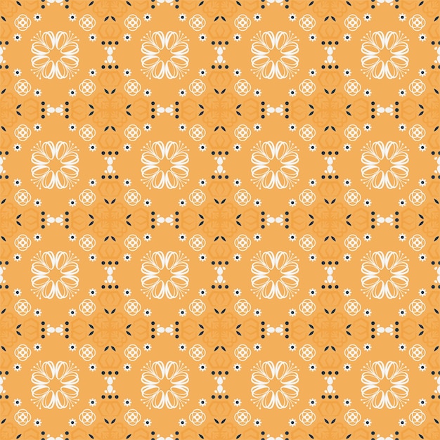 Floral de patrones sin fisuras fondo jardín naturaleza damasco arte aborigen