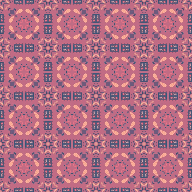 Floral de patrones sin fisuras fondo jardín naturaleza damasco ornamento aborigen arte