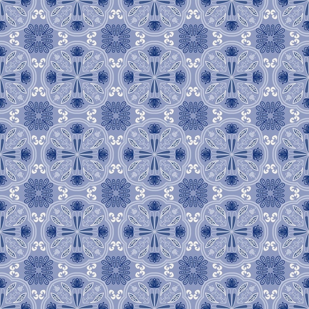 Floral de patrones sin fisuras fondo jardín naturaleza damasco ornamento aborigen arte