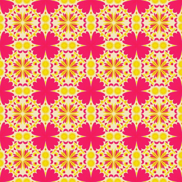 Floral de patrones sin fisuras fondo jardín naturaleza damasco ornamento aborigen arte