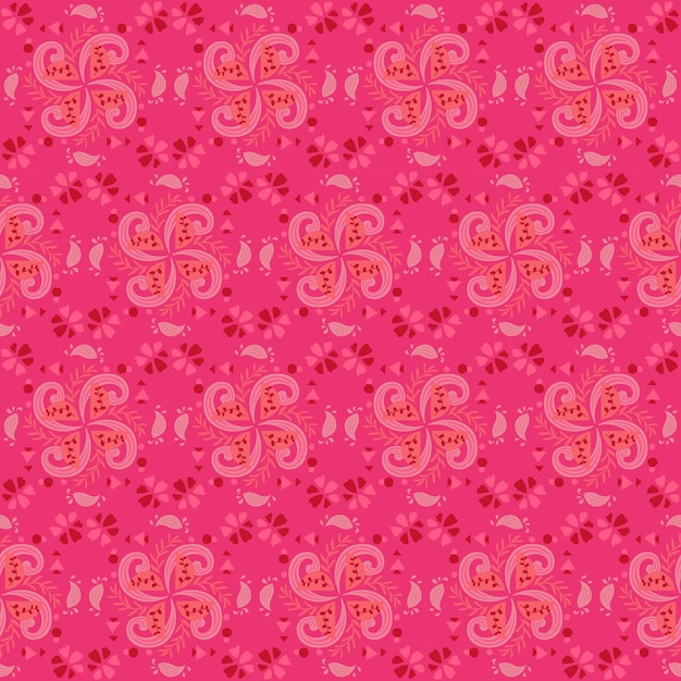 Floral de patrones sin fisuras fondo jardín naturaleza damasco ornamento aborigen arte