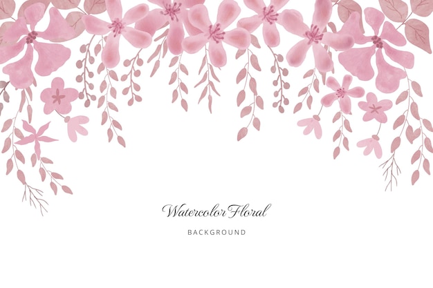Floral rosa pastel flores vintage fondo vectorial