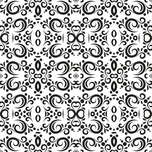 Florece el fondo del patrón de arte plano