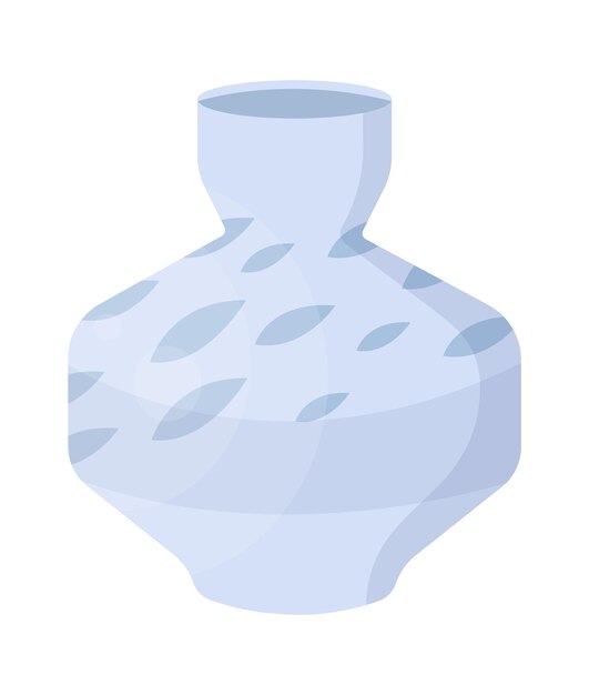 Florero decorativo moderno ilustración vectorial