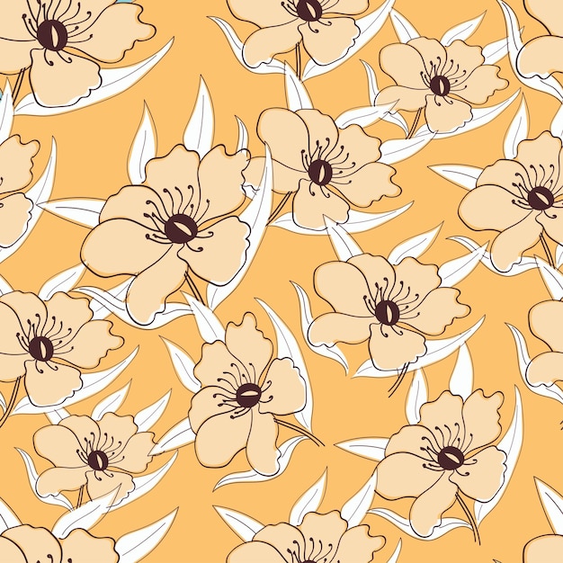 flores amarillas con un fondo amarillo con las palabras margaritas en él