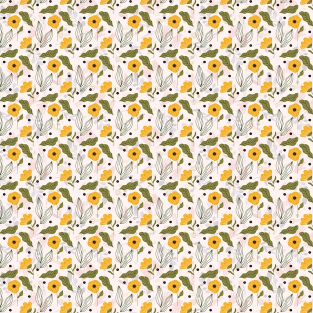 flores amarillas sobre un fondo blanco