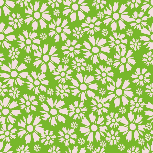 flores blancas sobre un fondo verde