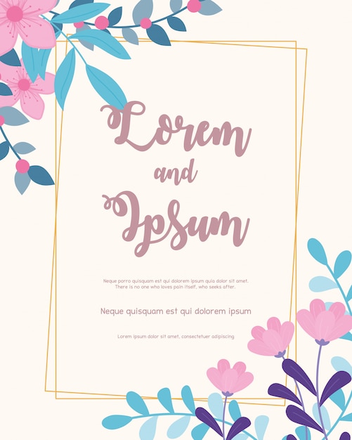 Flores de boda, guardar la fecha, invitación elegancia floral naturaleza banner