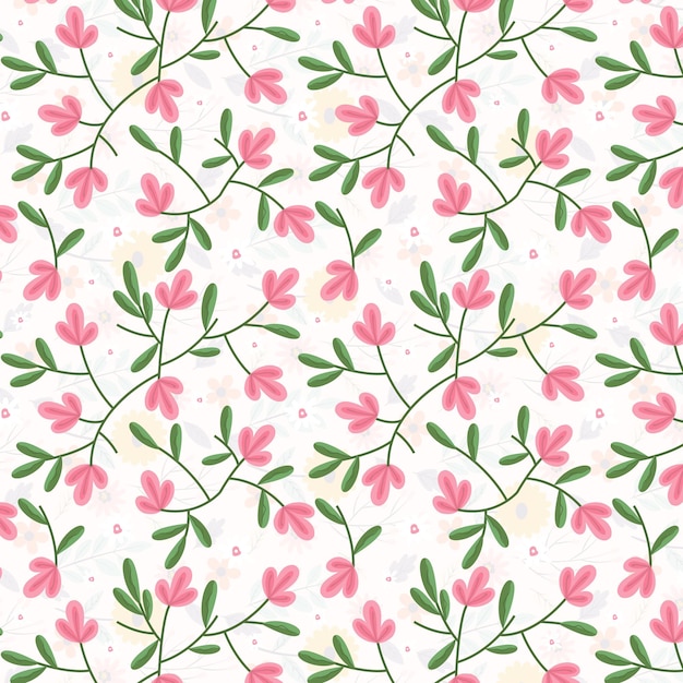 flores de color rosa sobre un fondo blanco