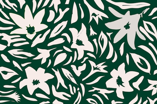Flores exóticas dibujadas a mano concepto de patrones sin costuras con florales para telas textiles ropa envoltura papel cubierta pancarta decoración del hogar fondos abstractos