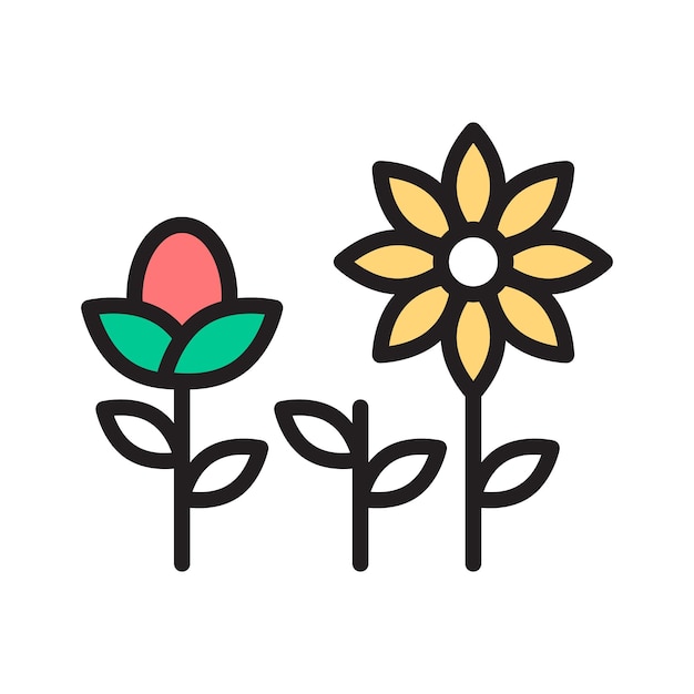 Las flores en flor representan el clima de primavera y el crecimiento