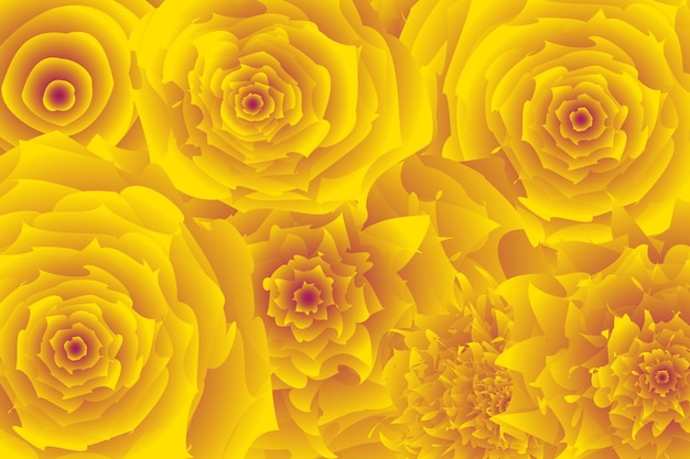 Flores fondo abstracto Ilustración vectorial