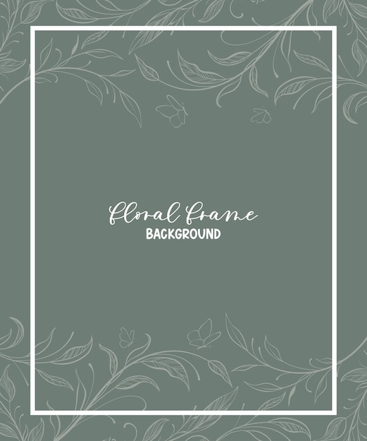 Flores gráficas dulces en un fondo pastel plantilla vectorial para el diseño de invitaciones de restaurante